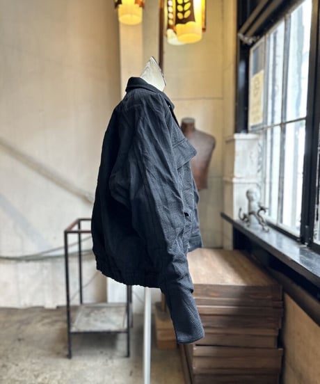 O project / EISENHOWER JACKET -Loop Denim- / BLACK