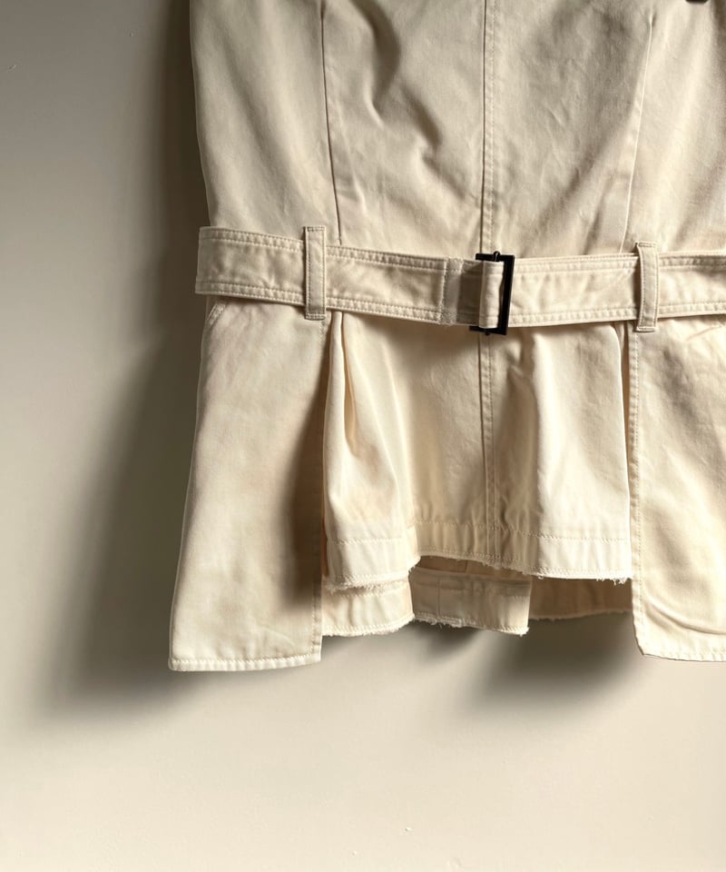 RYU KAGA/ bustier/DENIM,IVORY | pain