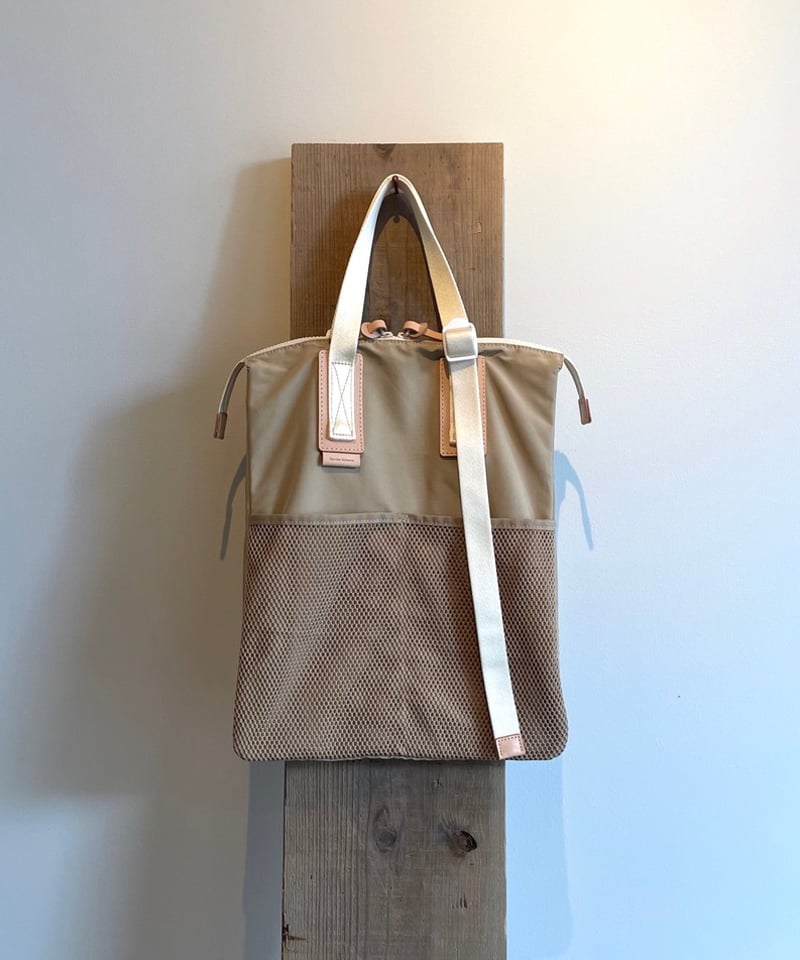 Hender Scheme/functional layered bag/beige,khak Hender Scheme/functional layered bag/beige,khak