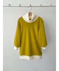 High-neck Long Pullover