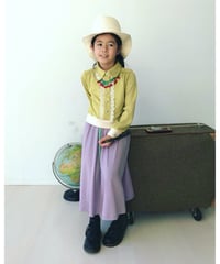 Wool Jersey Flared Skirt