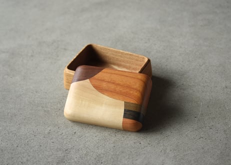 寄木小箱 カード/Yosegi Wooden Box – Card Case