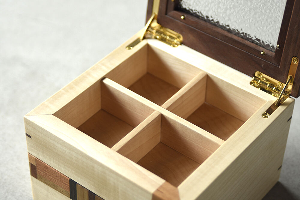 寄木細工　フジタマリ　小物入れ ジュエリーボックス/jewelry box | フジタマリ