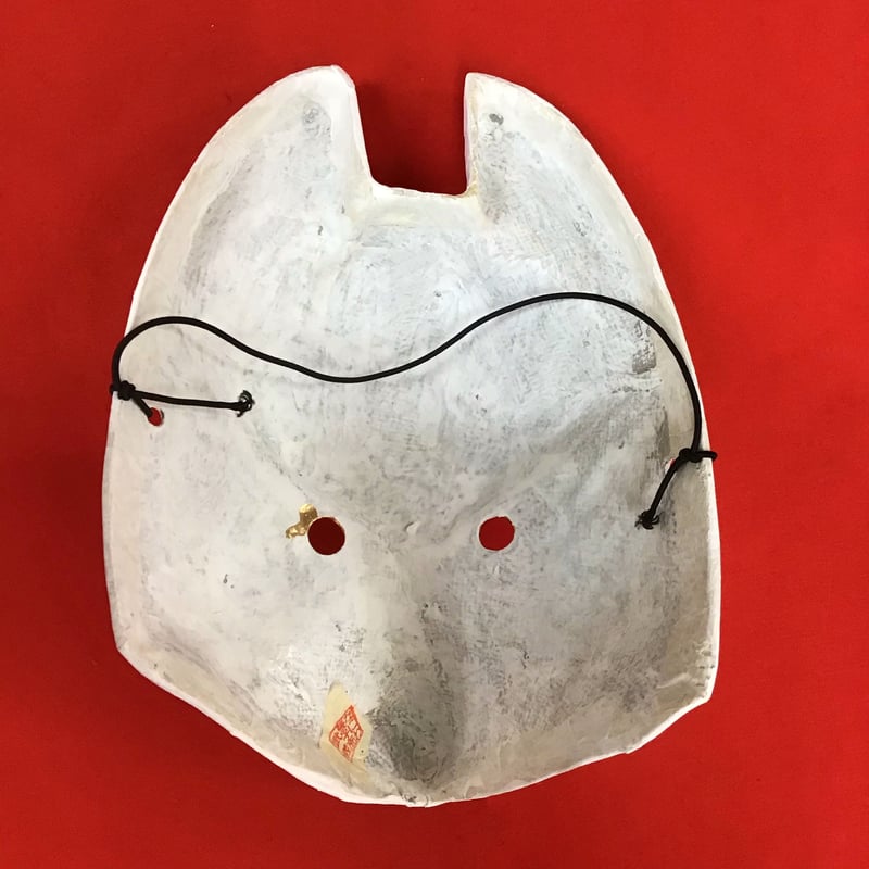 お面「狐」白色 | (株)高畠商店