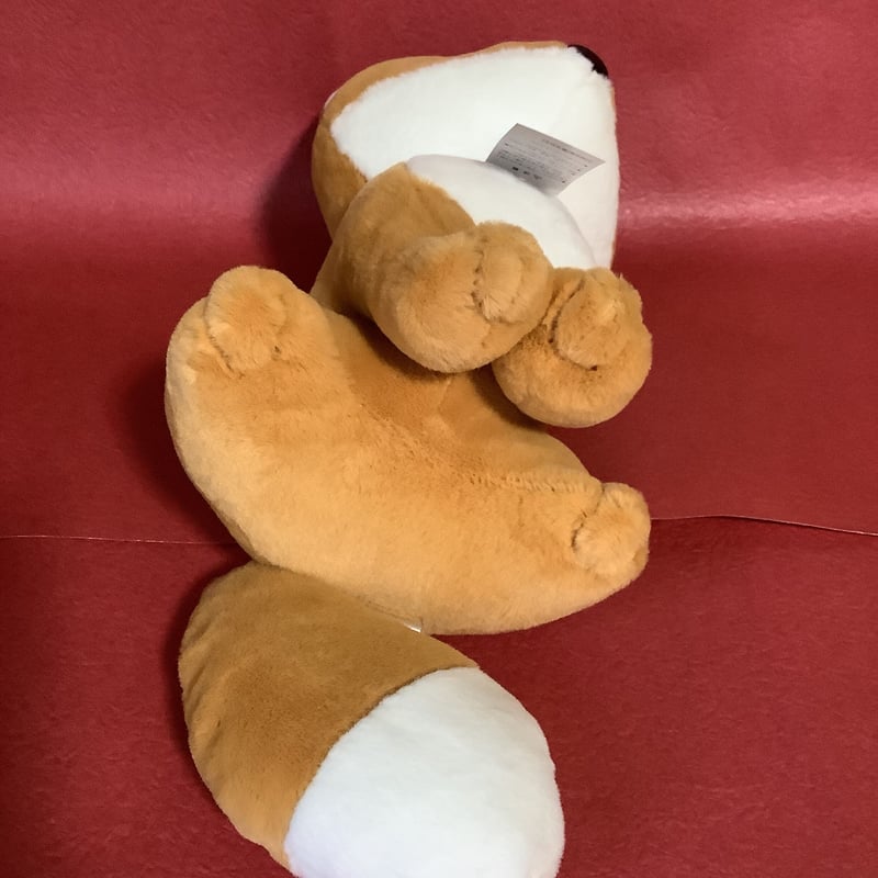 きつね人形ぬいぐるみ ひざきつね BR ぬいぐるみ (M) - サンレモン