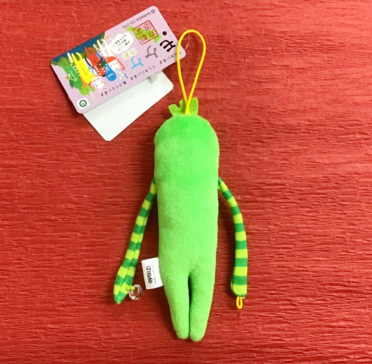 京都限定「モケケ」ぬいぐるみマスコット根付【九条ねぎ】 | (株)高畠商店