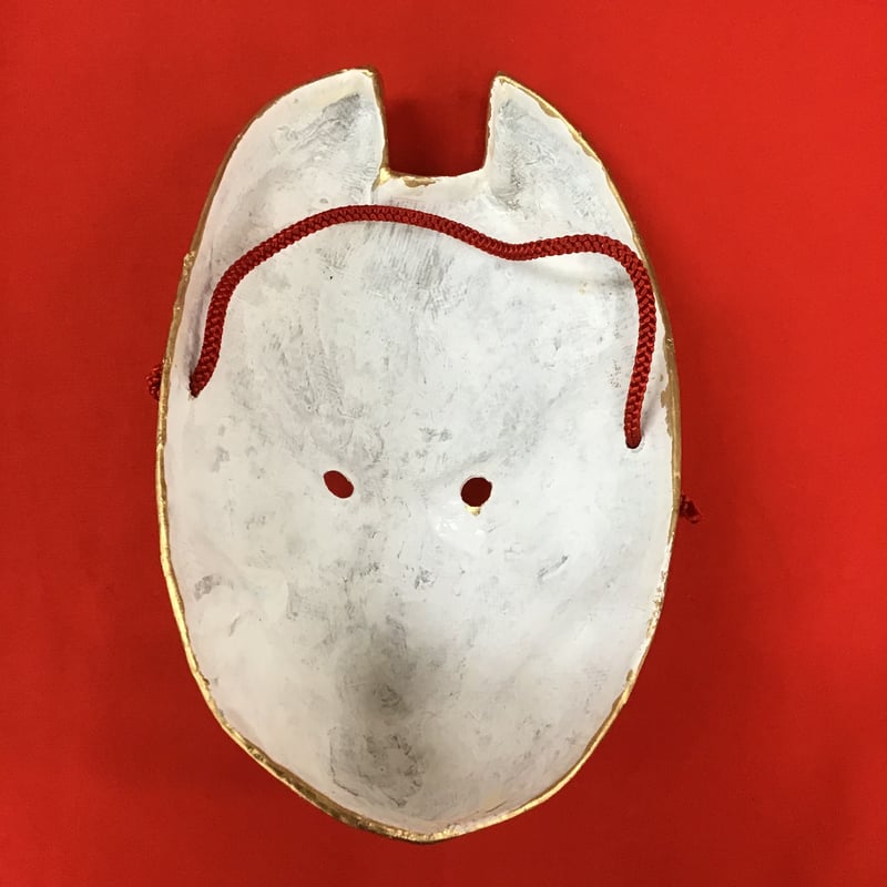 お面「狐」金色 | (株)高畠商店