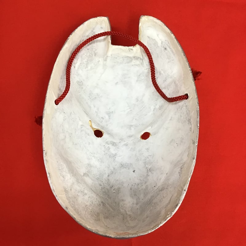 お面「狐」銀色 | (株)高畠商店