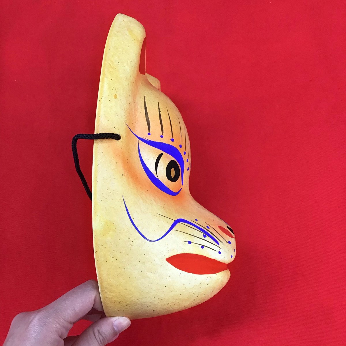 お面「狐」茶色 | (株)高畠商店