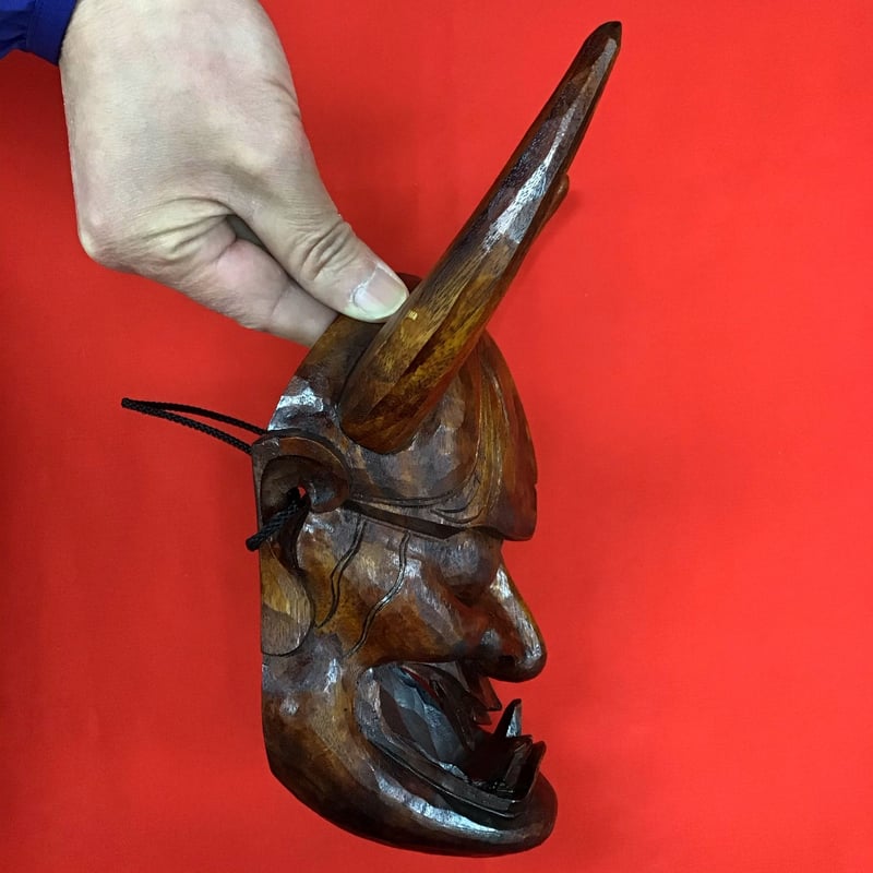 般若　お面　瓦 匠さん専用、他の方はご遠慮を)般若面 瓦地 鬼瓦師 7代錦松造