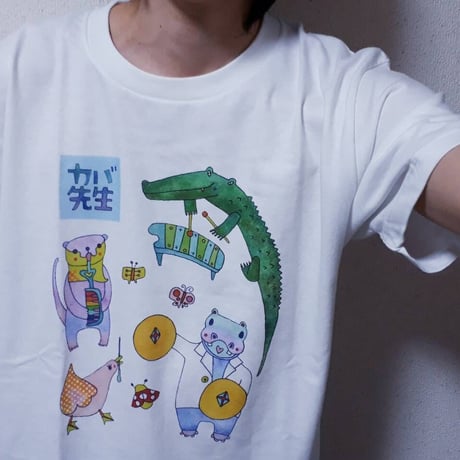 🌟カバティー　Sサイズ（カバ先生のTシャツ）🌟