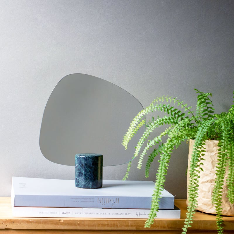 フォレストマーブルミラー（横式-緑大理石） | A.M IDEAS