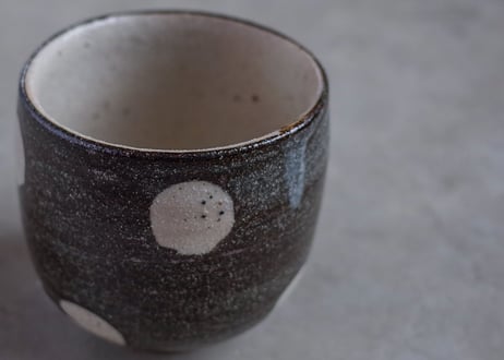 水玉 湯のみ
