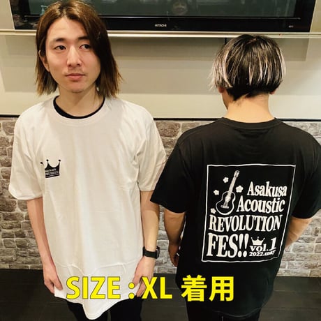 『Asakusa Acoustic REVOLUTION』  FES!! vol.1 Tシャツ (白)