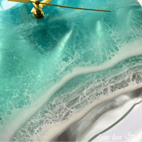 オーダー30cm【送料無料】Oceanlea ocean clock(ブルー)ART clock