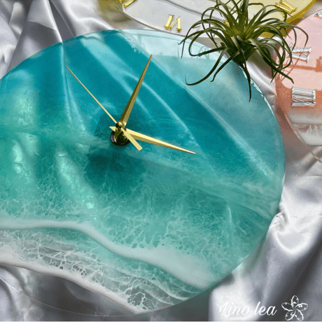 オーダー30cm【送料無料】Oceanlea ocean clock(ブルー)ART clock