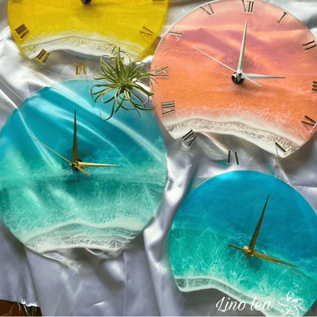 オーダー30cm【送料無料】Oceanlea ocean clock(ブルー)ART clock
