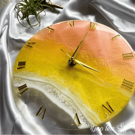 オーダー30cm【送料無料】Oceanlea ocean clock(イエロー)ART clock