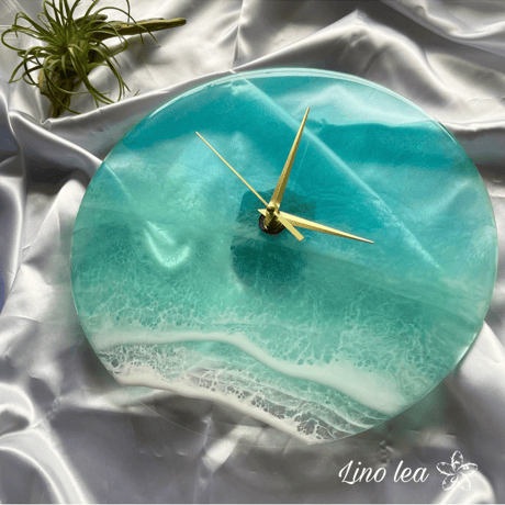 オーダー30cm【送料無料】Oceanlea ocean clock(ブルー)ART clock