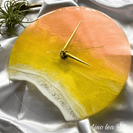 オーダー30cm【送料無料】Oceanlea ocean clock(イエロー)ART clock