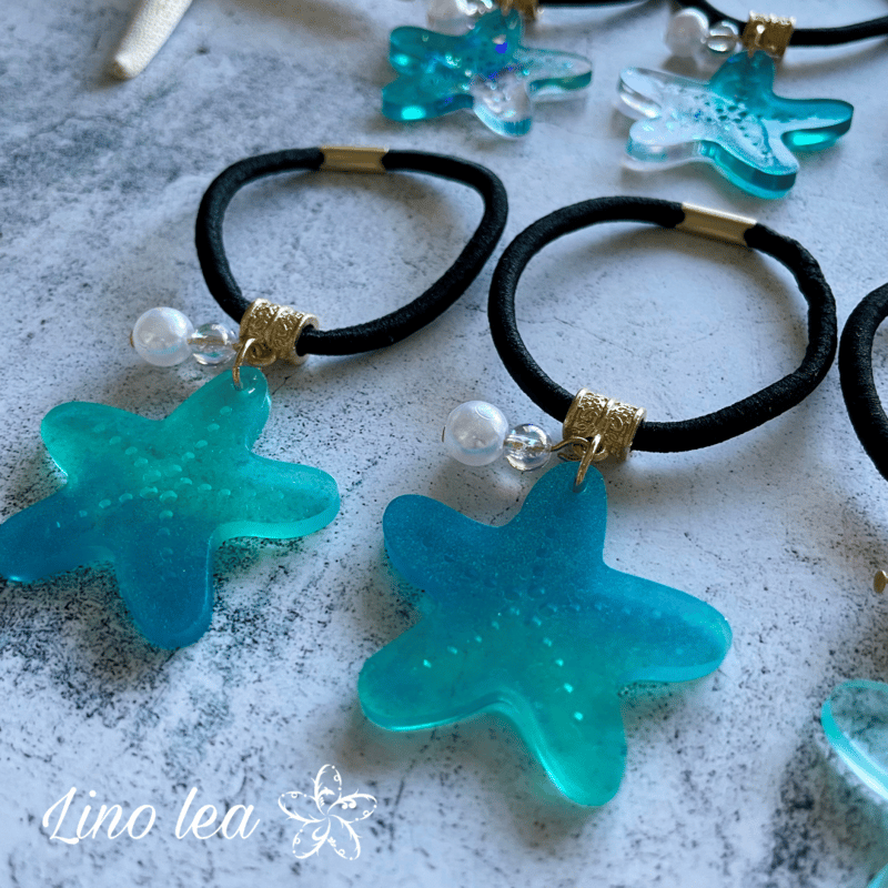 レジンヘアゴム ポニーフック ドライフラワー No.125 【公式通販】