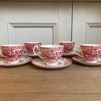 J&B赤カップ＆ソーサー