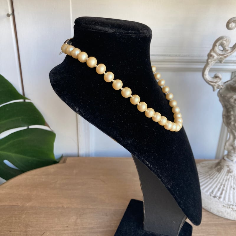 m*︎様 ヴィンテージ　パールネックレス ヴィンテージガラスパールネックレス | quoi de neuf