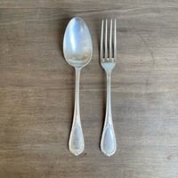 アンティークディナースプーン＆フォークSET