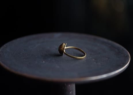 真鍮　ウォーターオパール　ring ＃11号