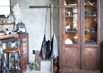2way ゴートレザー　bag  「M size」  ブラック