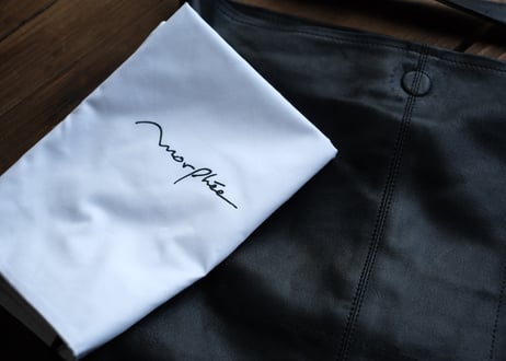 ワンショルダー　ゴートレザー　bag  「S size」ブラック