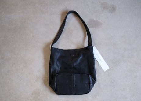 ワンショルダー　ゴートレザー　bag  「S size」ブラック