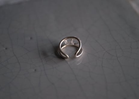 SVとハーキマー　イヤーカフ