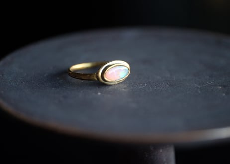 真鍮　オパール　ring ＃14号