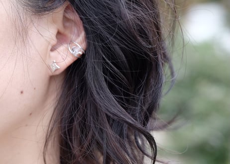 SVとハーキマー　イヤーカフ