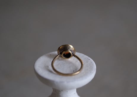 真鍮　Mandarin garnet（マンダリンガーネット）　ring ＃12号
