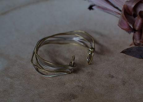 真鍮×sv 　6連　bangle