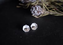 Flower 2way ピアス　シルバー