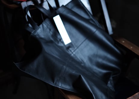 デザイナーズバッグ　ゴートレザー　bag  ブラック