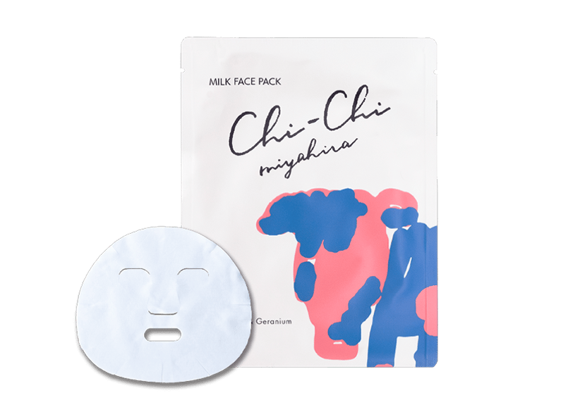 Chi-Chi ミルクフェイスパック ゲットウ&ゼラニウムの香り