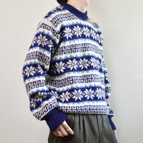 wool nordic knit