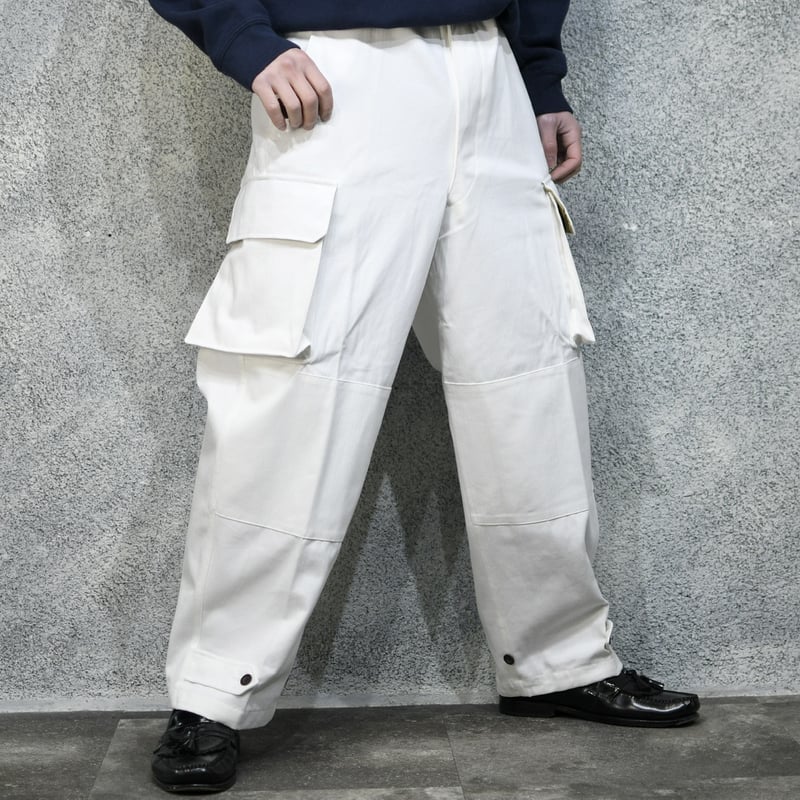 reproduct French army M-47 cargo pants white | 
