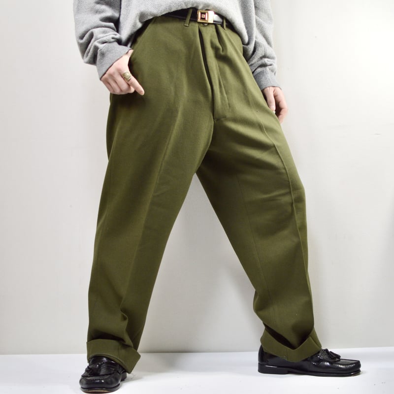 50's dead stock usarmy M-51 wool trousers | kro...