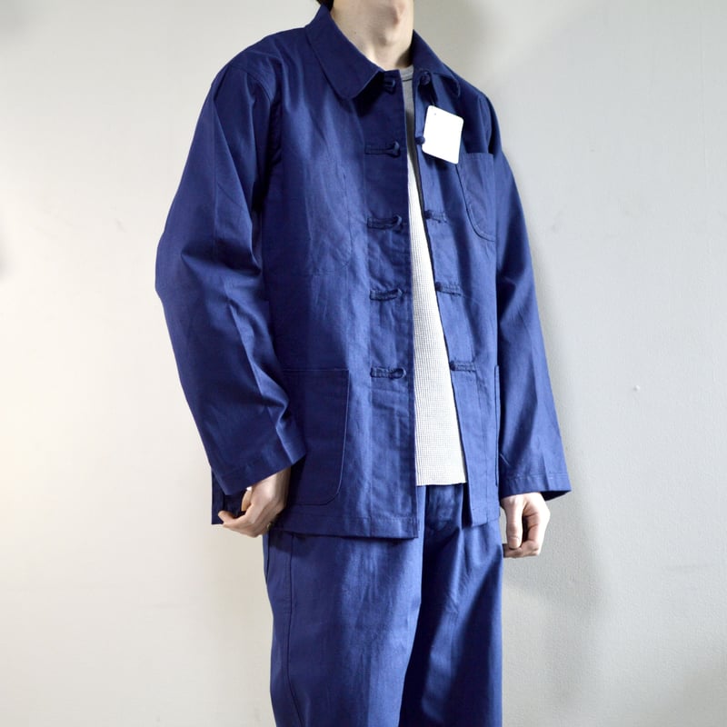 china euro work jacket setup blue | kroneko