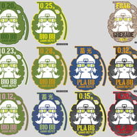 ［ステッカー］BB Bottle Sticker ver.2 手榴弾型