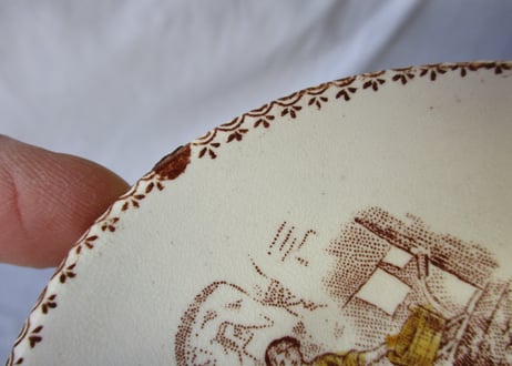 ままごと皿「Enfant」/  Oval plate - Small