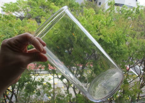 Hand Blown Glass / Pickles Pot