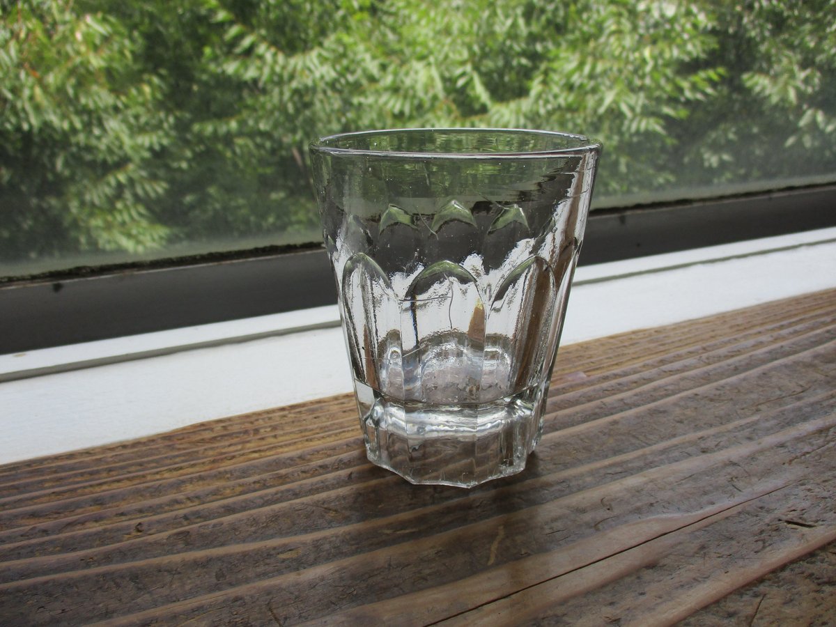 Old Molded glass / 剣先コップ | boil