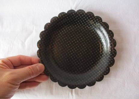 Papier‐mâché / Round tray【D】