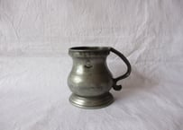 Victorian Pewter measure cup 1/2 Gill